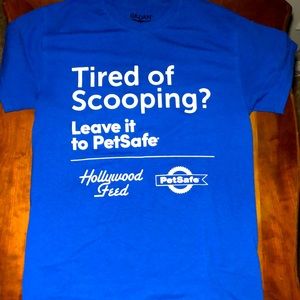 Hollywood feed blue graphic T-shirt